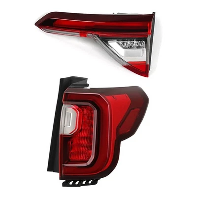 Luz trasera LED para GMC Acadia 2020-2023 lámpara interior exterior par lado derecho cromo Foto 1 de 4