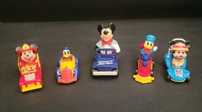 Vtg. Matchbox Walt Disney Series Mickey's Mail Jeep and Four Tomy Disney Cars. - Image 1 of 3