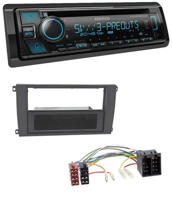 Kenwood Bluetooth USB CD MP3 DAB Autoradio für Porsche Cayenne (2002-2007) - Bild 1 von 4