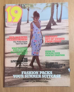 Vintage 19 Fashion Magazine July 1978 - Elvis Cotello, Steve Marriott, Why Marry - Imagen 1 de 13