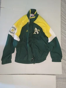 Giacca a vento grande vintage anni 90 MLB Oakland Athletics Apex One full zip - Foto 1 di 5