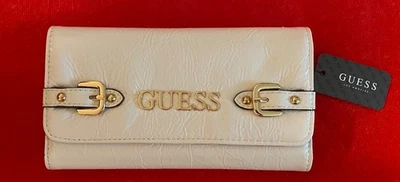 Bolso sin asas GUESS Dementri Slim para mujer blanco, nuevo con etiquetas Foto 1 de 4