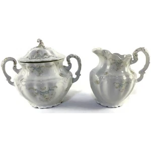 Johnson Brothers Royal Covered Sugar Bowl and Creamer Set of Two - Picture 1 of 8