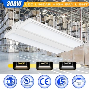 300W LED Lineare Hochregalleuchte Gewerbe Lager Ladenleuchte 3000K/4000K/5000K - Bild 1 von 13