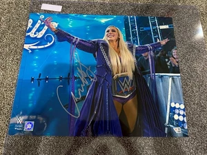 CHARLOTTE FLAIR Women's Champ Autograph SIGNED WWE 16x20 Photo Fanatics COA - Picture 1 of 3