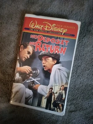No Deposit No Return (VHS) Walt Disney - Don Knotts - Image 1 of 4