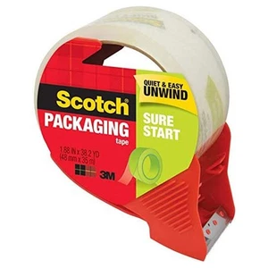 Cinta de embalaje Scotch Sure Start Shipping: 1,88 pulgadas x 38,2 yardas. (Claro) - Imagen 1 de 5