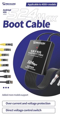 iPhone Android Boot Test Cable DC Bench Power SupplyRepair Apple 6-15 Series UK - Image 1 of 4