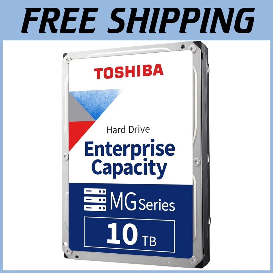 10TB Enterprise SATA Internal HDD 7200RPM MG06ACA10TE - Image 1 of 4