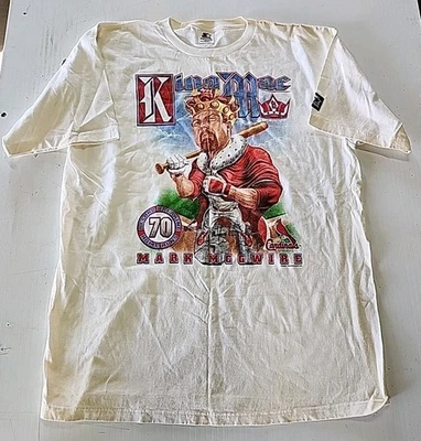 Camiseta De Colección 1998 Starter Mark Mcgwire Cardenales de San Luis, King Mac, Talla L Foto 1 de 4