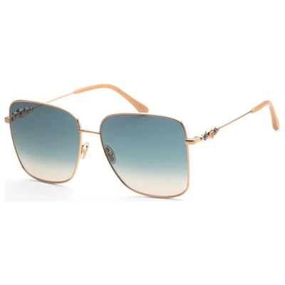 Gafas de sol Jimmy Choo para mujer 59 mm doradas desnudas HESTERS-0BKU-I4 Foto 1 de 3