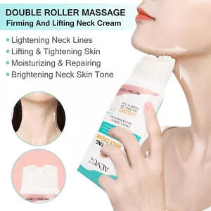 Hyaluronic Acid Neck Lifting Roller Cream Face Firming Anti Aging Double Chin - Picture 1 of 11