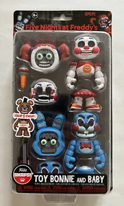 Five Nights At Freddys Juguete Bonnie and Baby Snaps Figura FNAF Freddy Funko NUEVO UK - Imagen 1 de 6