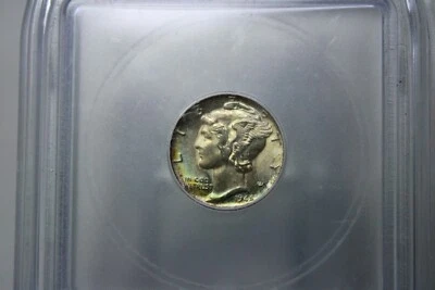 1945 Mercury Dime 10C ICG MS66 Nice Toned #0301 - Image 1 of 4
