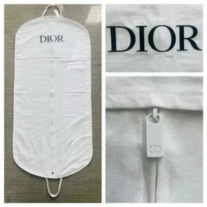 DIOR Authentic WHITE COTTON CANVAS Long 23" x 68" GARMENT BAG - Picture 1 of 8