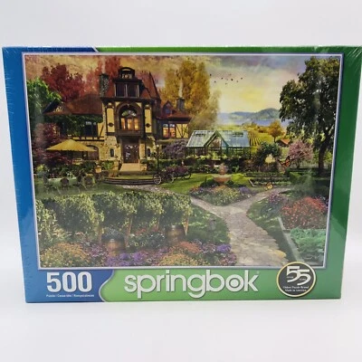 Springbok "Vineyard Retreat" 500 Piece Jigsaw Puzzle - Image 1 of 4