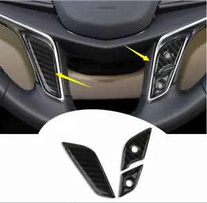 Borde de cuadro de botón de volante de fibra de carbono automático para Cadillac CT6 2016-2020 - Imagen 1 de 7