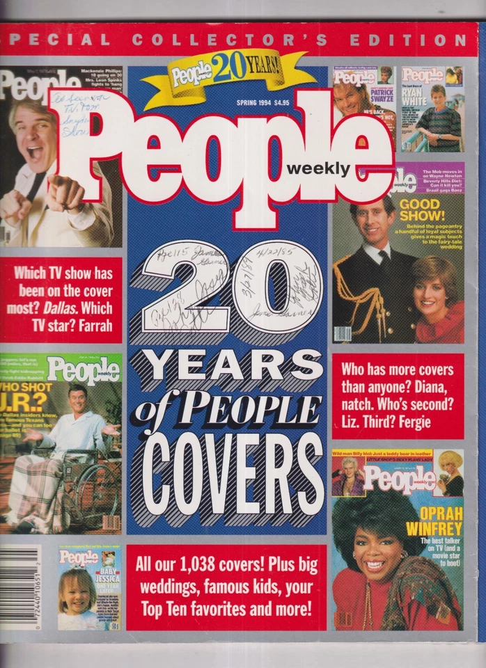 People Spring 1994 Special Collector's Edition 20 Years of People Covers (Magazi - Image 1 of 1