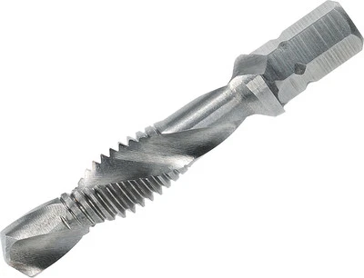 VÖLKEL Gewindebohrer Bitaufnahme M3-M10, UNC UNF 1/4" Bohren Schneiden Entgraten 3 in 1