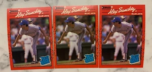 (3) 1990 Donruss #45 Alex Sanchez Rated Rookie - Picture 1 of 2