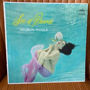 SEA OF DREAMS FIRST PRESS NELSON RIDDLE VINYL LP RECORD ALBUM CHEESECAKE CAPITOL - Picture 1 of 6