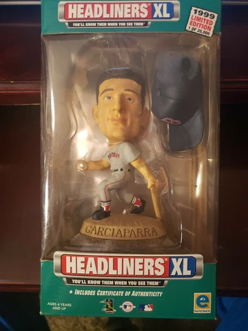 Nomar Garciaparra Boston Red Sox Bobblehead NIB Headliners XL NIP 1999 Limited Cover