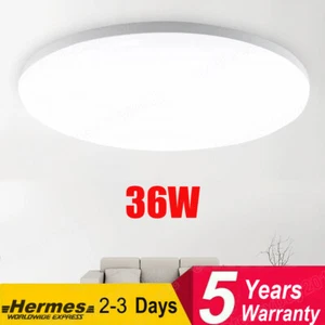 36W LED CEILING LIGHT PANEL DOWN LIGHTS BATHROOM KITCHEN LIVING ROOM WALL LAMP - Picture 1 of 12