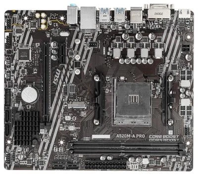 Pro A520M-A Enchufe AM4 Micro Placa Base ATX - A520M-A PRO - Imagen 1 de 4