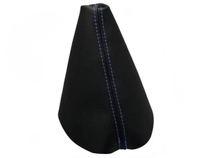 Cuffia cambio vera pelle filo blu chiaro per Seat Toledo 1998-2006 - Foto 1 di 1