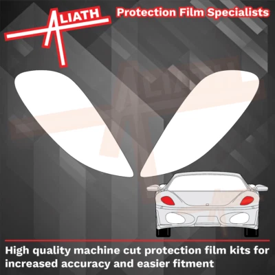 Fits Ferrari F430 2004-2009 Headlights Stone Chip Guard Paint Protection Film - Image 1 of 3