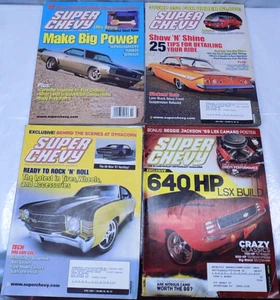 Lot of (4) SUPER CHEVY Magazines (2005-2007) Reggie Jackson '69 LSX Camaro - Picture 1 of 5
