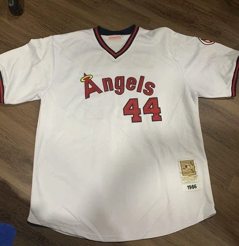 Mitchell & Ness REGGIE JACKSON CAL Angels #44 Jersey Adult Size 54 MLB Baseball Cover