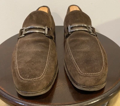 Mocasines de conducción Ermenegildo Zegna marrón gamuza talla 9,5 Foto 1 de 4