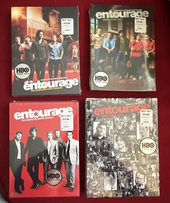 Entourage - Complete 1, 3 (1 & 2) & 4 Seasons SEALED DVD Set HBO NEW - Image 1 of 4