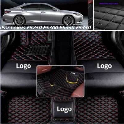 For Lexus ES250 ES300 ES330 ES350 Car Floor Mats Custom All Model No-Slip Carpet Foto 1 de 4