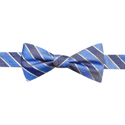 Pajarita de seda Southern Tide a rayas azules clásica para hombre Foto 1 de 4