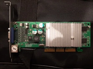 Vintage NVIDIA Geforce FX5200 (JaceTech) 128mb AGP Graphics Card - Picture 1 of 2