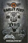 2016 Harley Davidson Biker Fest photo concert affiche publicitaire affiche rare 
