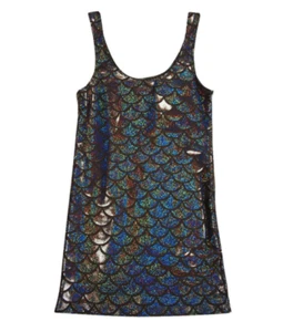 NWT Zara Terez Tank Mini Dress Black Shimmer NYE Cocktail Party Girl16/WomenXS - Picture 1 of 4