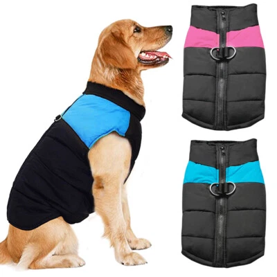 DIDOG Winter Warm Dog Coat Clothes X-large Dog Big Dog Jacket for Pet Chest 90-100cm