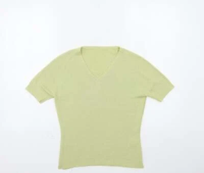 Principles Womens Green V-Neck Acrylic Blend Jumper Size 10 - Image 1 of 4