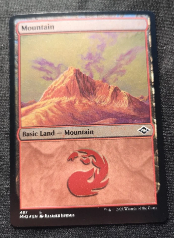 Mountain - Etched Foil - MH2 - NM Unplayed - EN - 487 - Image 1 of 1