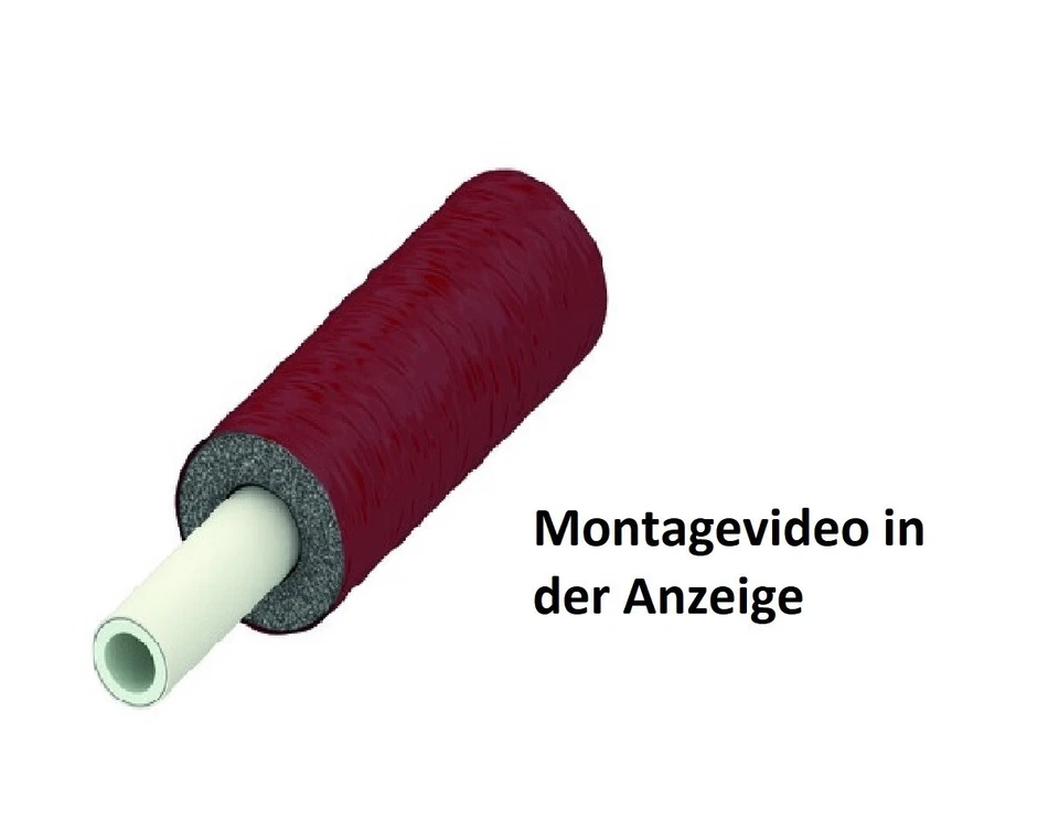 TECE Flex Rohr Dim 16  und 20 vorgedämmt DVGW Verbundrohr  isoliert - Bild 1 von 1