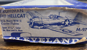 Grumman F6F Hellcat (M-97)/Cleveland Model Co./ Vintage Model Airplane Kit
