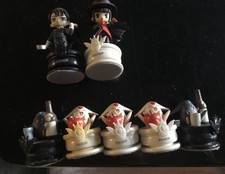 Clamp no Kiseki 7 Figure Lot Chess Pieces Characters Mokona Rare Oop
