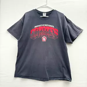 University of South Dakota Coyotes Adult XL NCAA College Football Shirt Faded - Picture 1 of 9