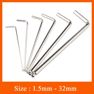 Hex Key Ball End Allen Allan Key Metric 1.5 - 10mm Long L-Keys Hexagon Wrenches - image 1 of 4