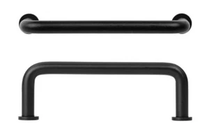 New IKEA Ulvsbo Handles 2 Pack Black Steel Cabinet Door Drawer - Picture 1 of 1