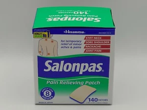 Salonpas Pain Relieving Patch (EXP 2027) 20/40/60/80/100/120/140 - Free Shipping - Picture 1 of 3
