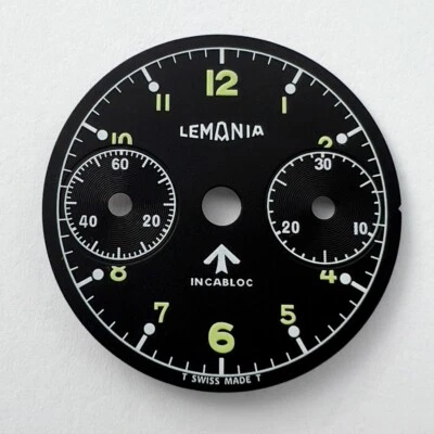 Lemania - Cal. 2220- Chrono - Esfera - Reloj de Pulsera Dial - Imagen 1 de 2